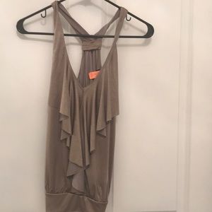 Gold racer back party too